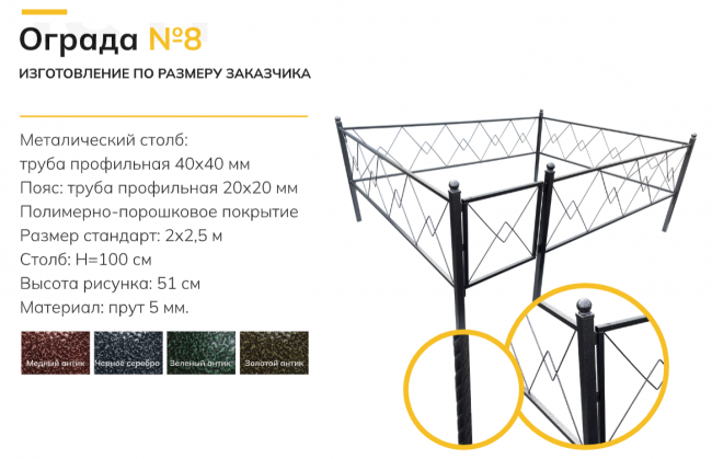 Ограда №8б